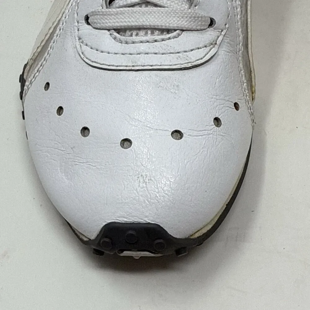 Puma Lillea Shoes Womens 8 White Leather Mesh Lightweight Casual Retro Sneakers